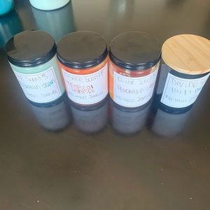 Soy wax, wooden wick candles for sell!!!